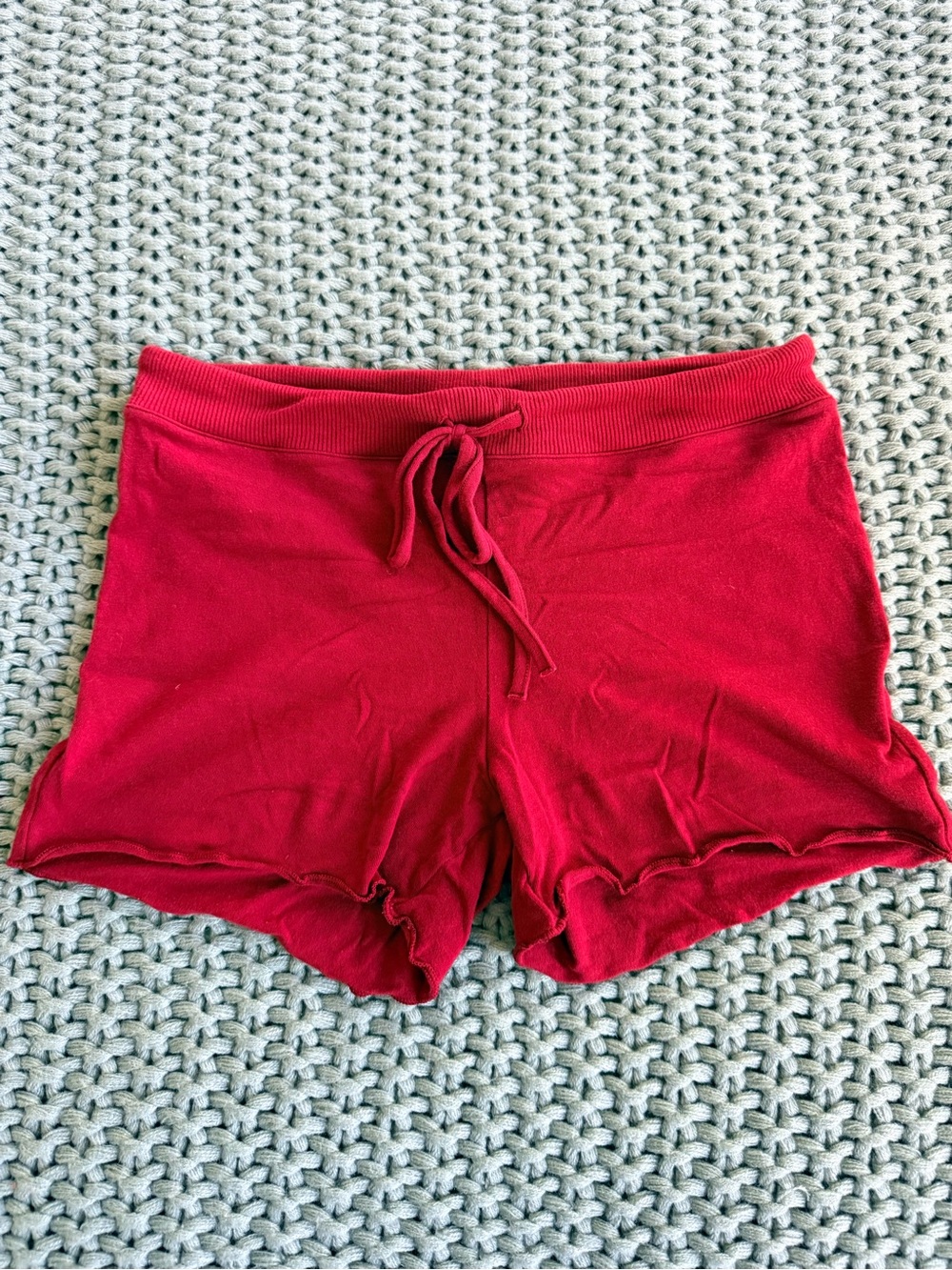 Skims Red Pajama Short